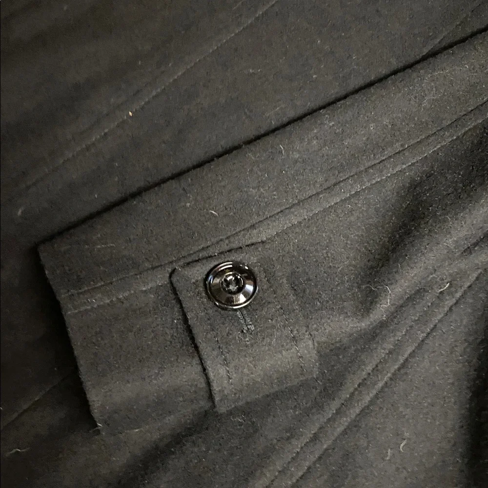 London Fog Elegant Black Coat - Picture 9 of 10